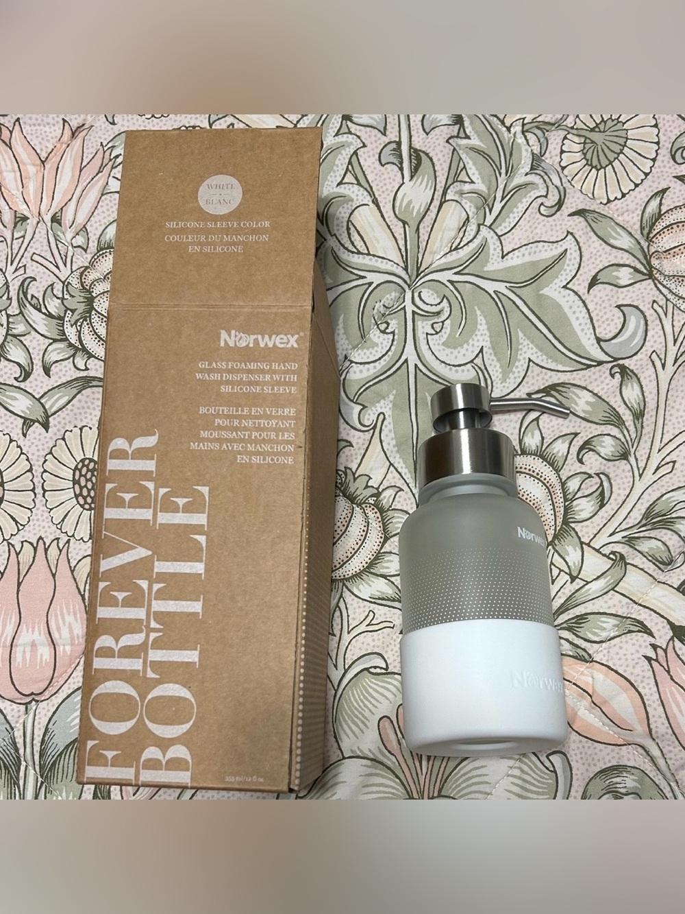 Norwex Forever Bottle Glass Foaming Hand Wash Dispenser